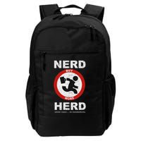 Vintage Nerd Herd Geek Chic In Overdrive Backpack