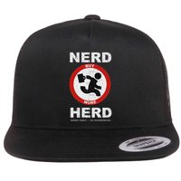 Vintage Nerd Herd Geek Chic In Overdrive Flatbill Hat