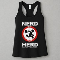 Vintage Nerd Herd Geek Chic In Overdrive Womens Tank Top