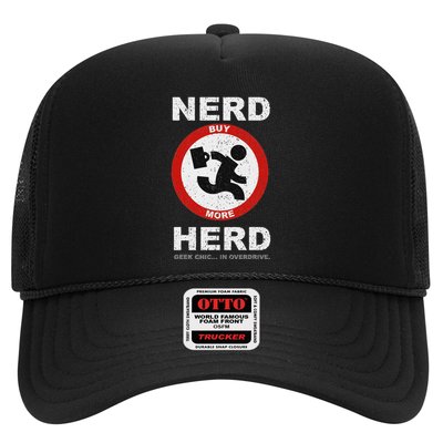 Vintage Nerd Herd Geek Chic In Overdrive Trucker Hat
