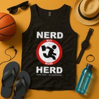 Vintage Nerd Herd Geek Chic In Overdrive Tank Top