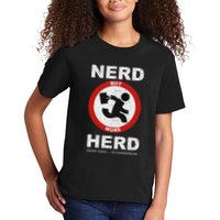 Vintage Nerd Herd Geek Chic In Overdrive Kids T-Shirt