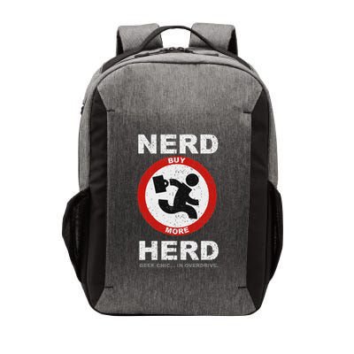 Vintage Nerd Herd Geek Chic In Overdrive Vector Backpack