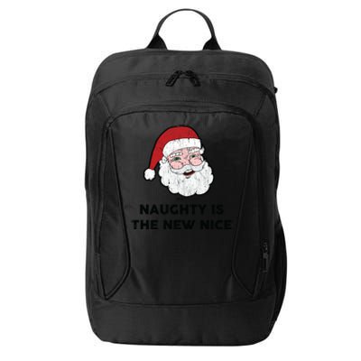 Vintage Naughty Is The New Nice Santa Christmas Design Gift City Backpack