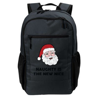 Vintage Naughty Is The New Nice Santa Christmas Design Gift Daily Commute Backpack