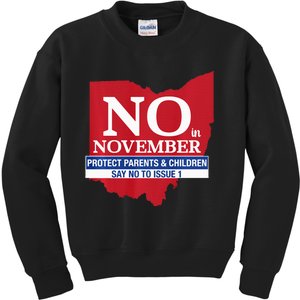 Vote NO in November Kids Sweatshirt