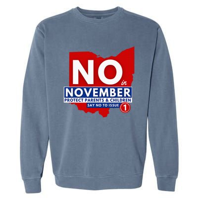 Vote NO In November Garment-Dyed Sweatshirt