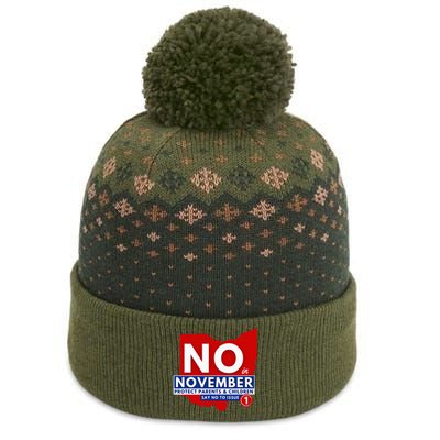 Vote NO In November The Baniff Cuffed Pom Beanie