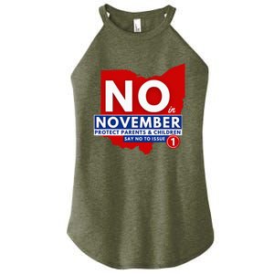 Vote NO In November Funny Trump 2024 Women's Perfect Tri Rocker Tank