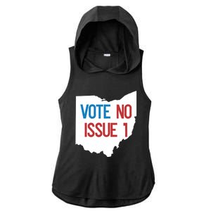 Vote No Issue 1 Family Matching Life Pride Motivation Best Gifts Usa G Ladies PosiCharge Tri-Blend Wicking Draft Hoodie Tank