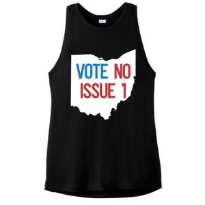 Vote No Issue 1 Family Matching Life Pride Motivation Best Gifts Usa G Ladies PosiCharge Tri-Blend Wicking Tank