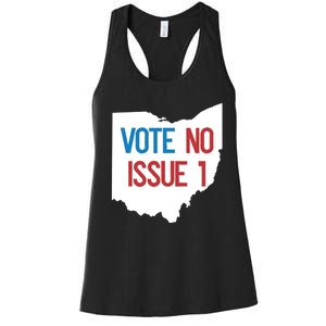 Vote No Issue 1 Family Matching Life Pride Motivation Best Gifts Usa G Women's Racerback Tank