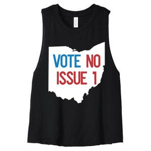 Vote No Issue 1 Family Matching Life Pride Motivation Best Gifts Usa G Women's Racerback Cropped Tank