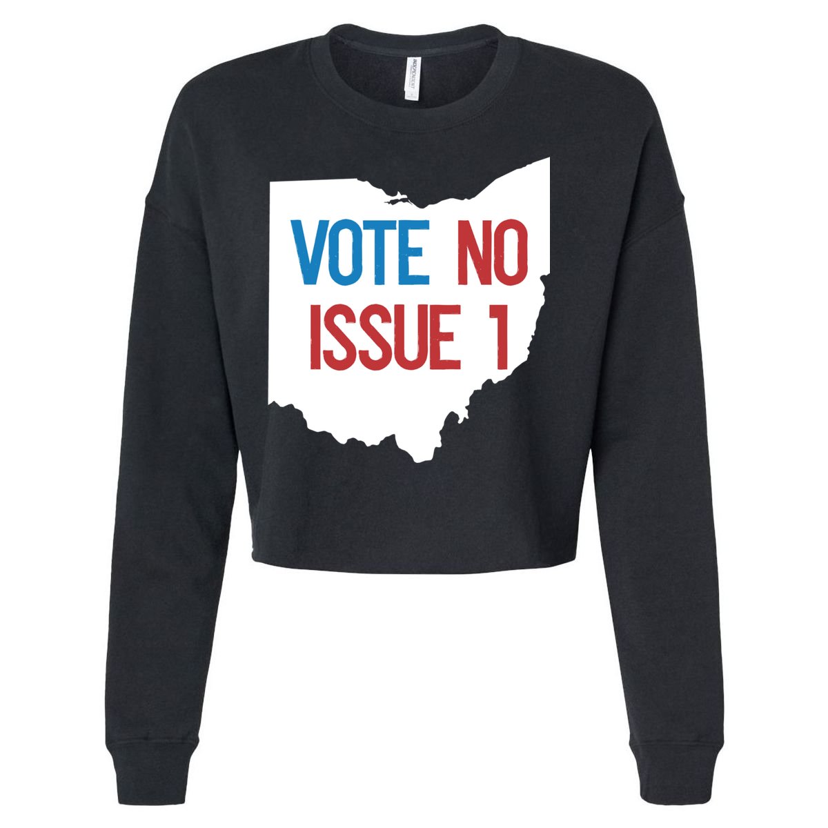 Vote No Issue 1 Family Matching Life Pride Motivation Best Gifts Usa G Cropped Pullover Crew