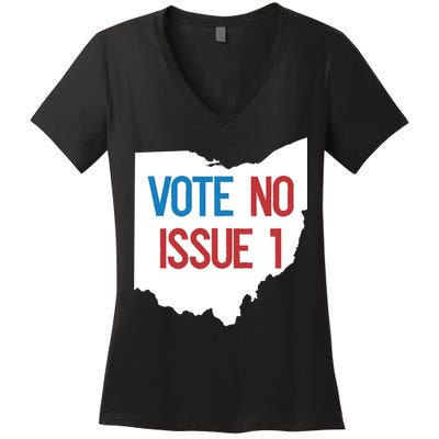 Vote No Issue 1 Family Matching Life Pride Motivation Best Gifts Usa G Women's V-Neck T-Shirt