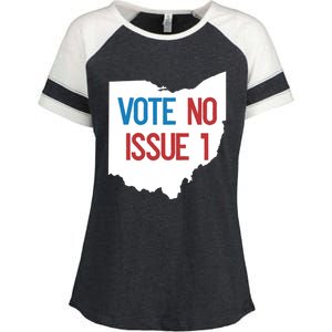 Vote No Issue 1 Family Matching Life Pride Motivation Best Gifts Usa G Enza Ladies Jersey Colorblock Tee