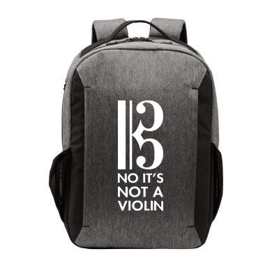 Viola No Its Not A Violin Alto Clef Gift Vector Backpack