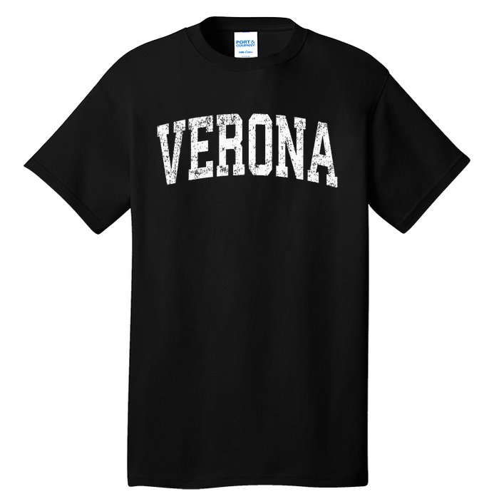 Verona New Jersey NJ Vintage Athletic Sports Tall T-Shirt