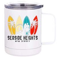 Vintage New Jersey Seaside Heights Surfboarder 12 oz Stainless Steel Tumbler Cup