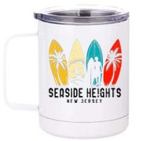 Vintage New Jersey Seaside Heights Surfboarder 12 oz Stainless Steel Tumbler Cup