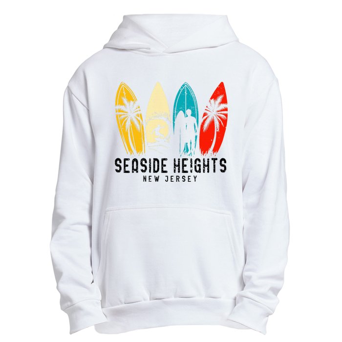 Vintage New Jersey Seaside Heights Surfboarder Urban Pullover Hoodie