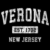 Verona New Jersey Nj Vintage Established Sports Design T-Shirt