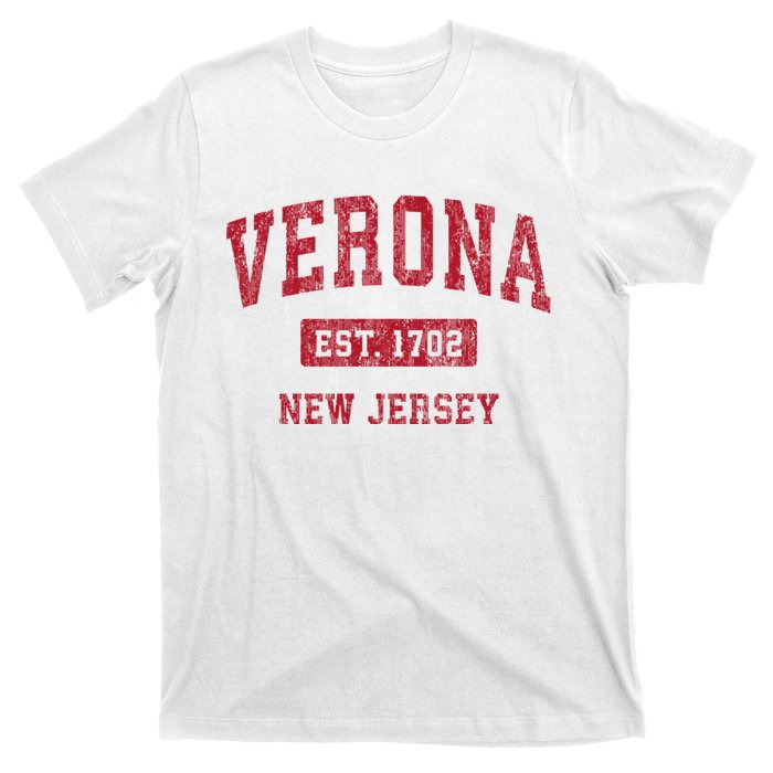 Verona New Jersey Nj Vintage Sports T-Shirt