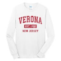 Verona New Jersey Nj Vintage Sports Tall Long Sleeve T-Shirt