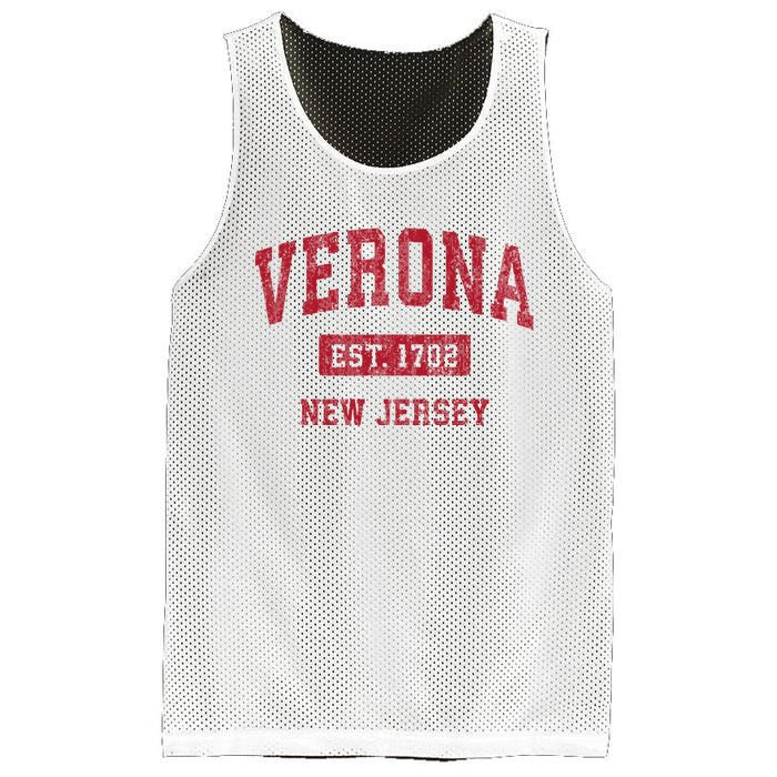 Verona New Jersey Nj Vintage Sports Mesh Reversible Basketball Jersey Tank