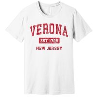 Verona New Jersey Nj Vintage Sports Premium T-Shirt