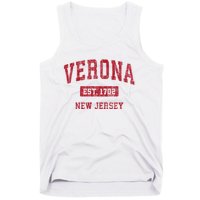 Verona New Jersey Nj Vintage Sports Tank Top