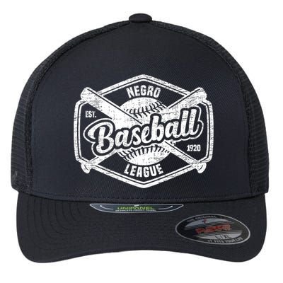 Vintage Negro League Baseball Black History Month Flexfit Unipanel Trucker Cap