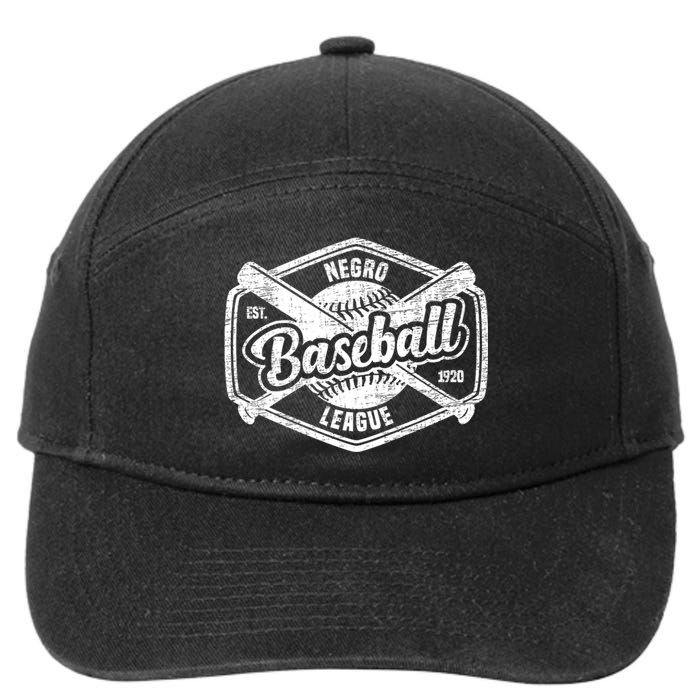 Vintage Negro League Baseball Black History Month 7-Panel Snapback Hat