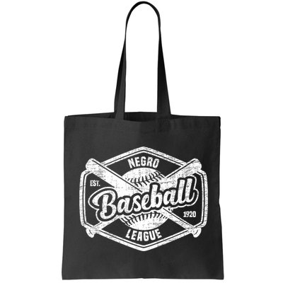 Vintage Negro League Baseball Black History Month Bag