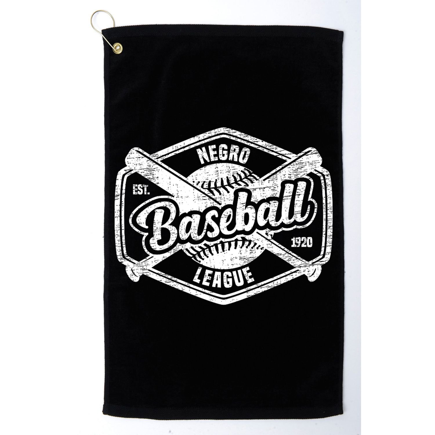 Vintage Negro League Baseball Black History Month Golf Towel