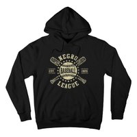 Vintage Negro League Baseball Black History Month Hoodie