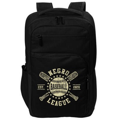 Vintage Negro League Baseball Black History Month Impact Tech Backpack