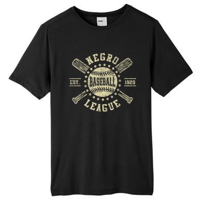 Vintage Negro League Baseball Black History Month Tall Fusion ChromaSoft Performance T-Shirt