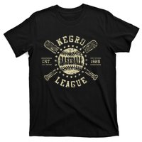 Vintage Negro League Baseball Black History Month T-Shirt