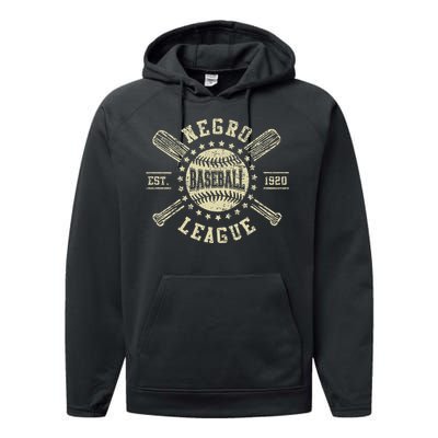 Vintage Negro League Baseball Performance Fleece Hoodie