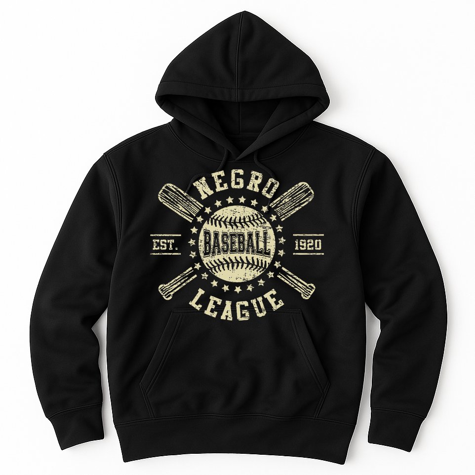 Vintage Negro League Baseball Hoodie