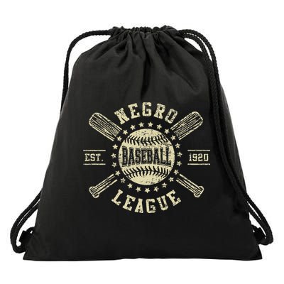 Vintage Negro League Baseball Drawstring Bag