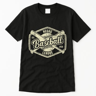 Vintage Negro League Baseball Apparel Black History Month Tall T-Shirt