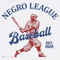 Vintage Negro League Baseball Black History Month T-Shirt