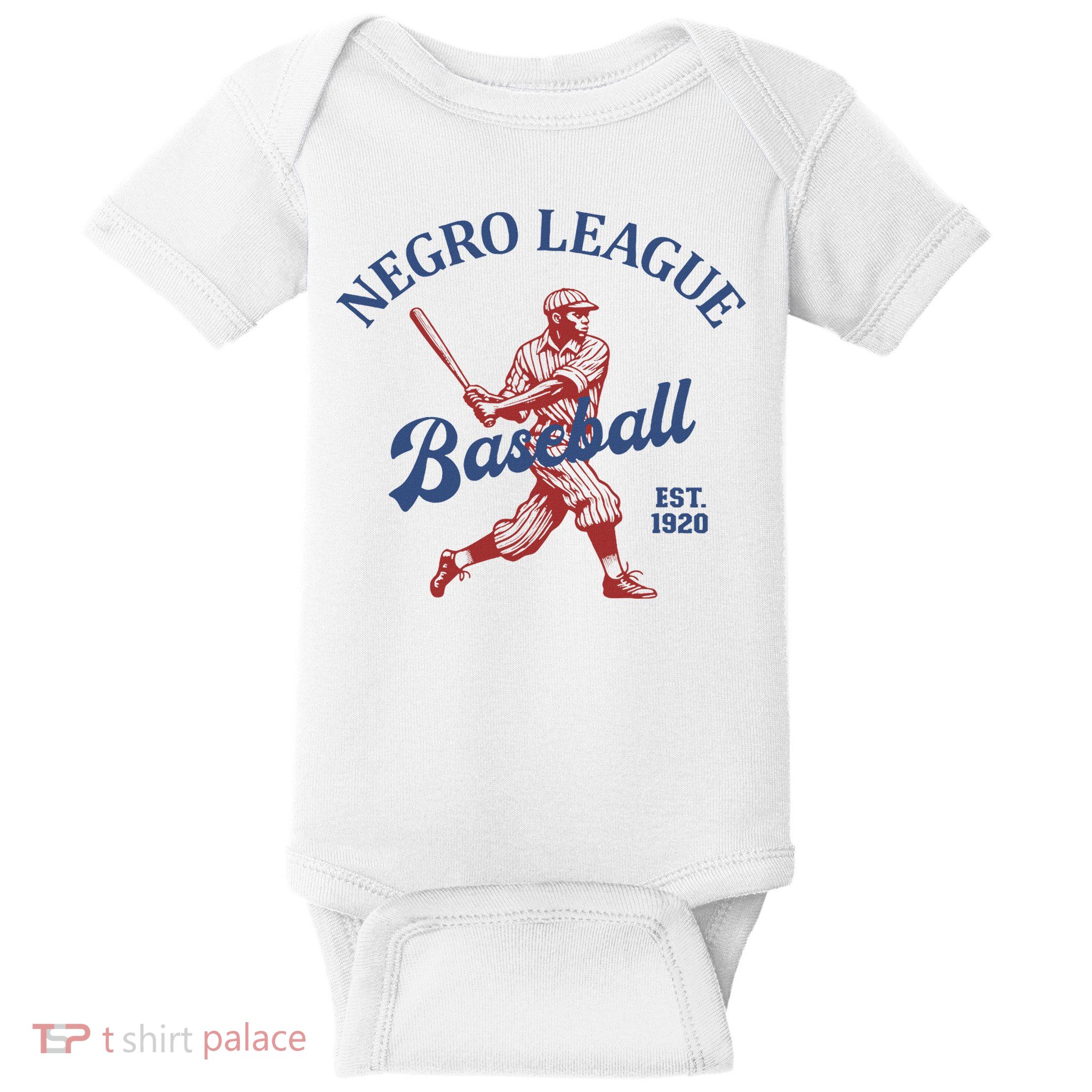 Vintage Negro League Baseball Black History Month Baby Bodysuit