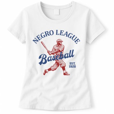 Vintage Negro League Baseball Black History Month Womens T-Shirt