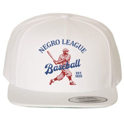 Vintage Negro League Baseball Black History Month Wool Snapback Cap