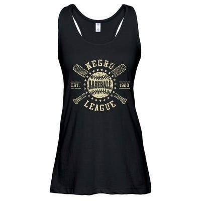 Vintage Negro League Baseball Black History Month Ladies Essential Flowy Tank