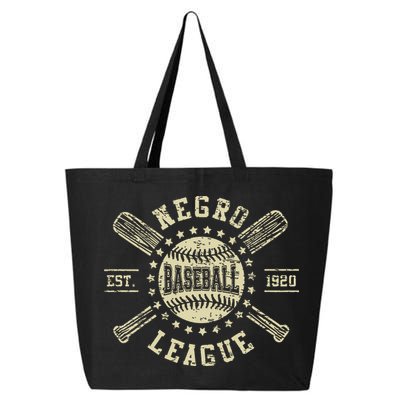 Vintage Negro League Baseball Black History Month 25L Jumbo Tote