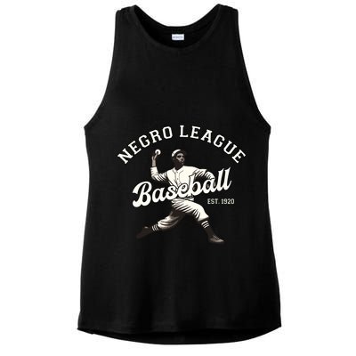 Vintage Negro League Baseball Black History Month Ladies PosiCharge Tri-Blend Wicking Tank